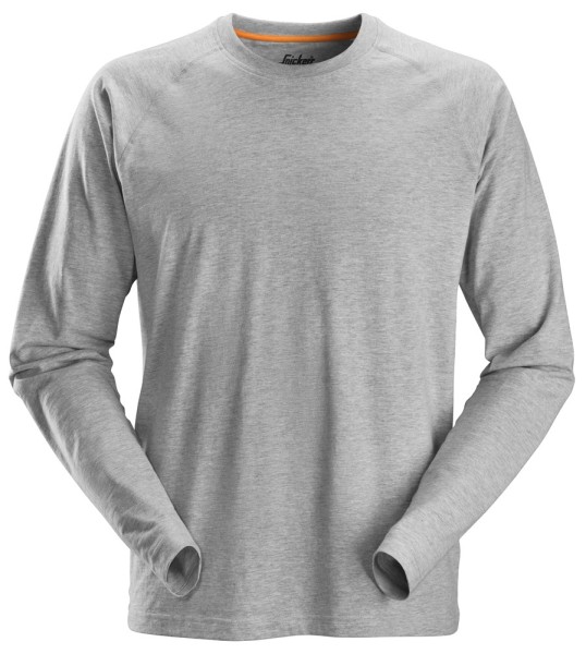 Snickers 2410, AllroundWork, Langarm T-Shirt, grey melange