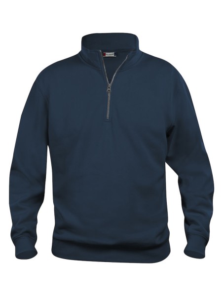 Clique, Sweatshirt Basic Half Zip, dunkelblau