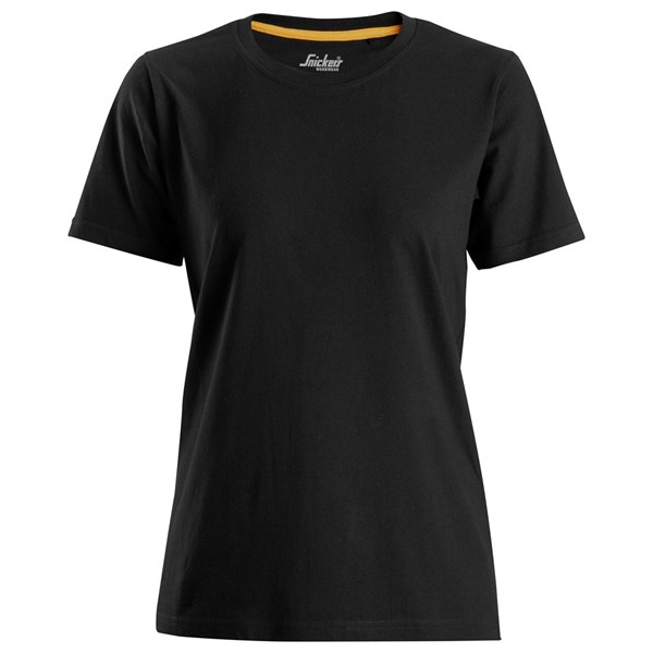 Snickers 2517, AllroundWork, Damen T-Shirt aus Bio-Baumwolle, black