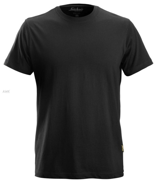 Snickers 2502, Klassisches Baumwoll T-Shirt, black