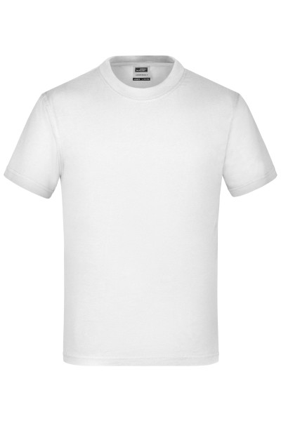 James & Nicholson, Junior Basic-T-Shirt, white