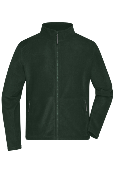 James & Nicholson, Men's Fleece Jacket, dark-green