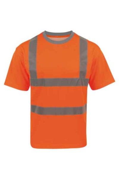 Korntex® Hi-Vis Poly-Cotton Shirt "Barcelona" - Orange