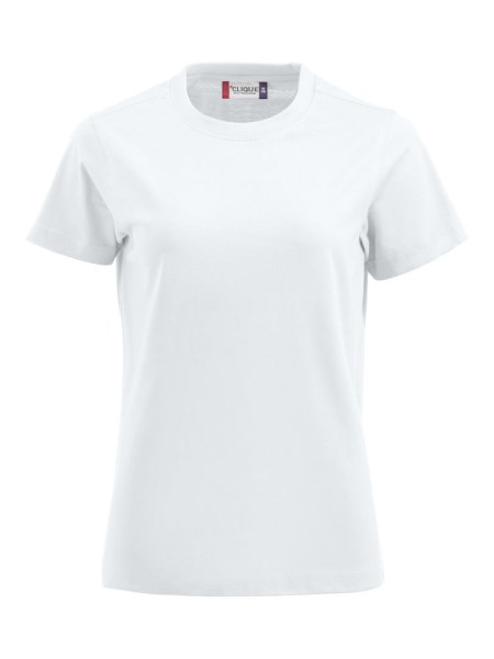 Clique, T-Shirt Premium-T Ladies, weiß