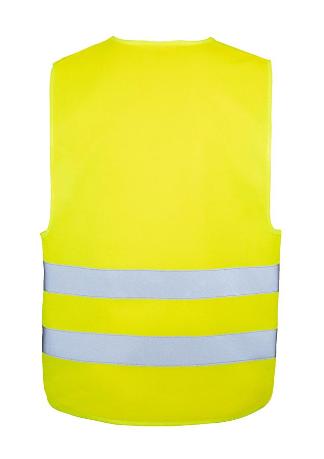 Korntex® Standard Warnweste mit Klettverschluss „Stuttgart“ - Signal-Gelb, Jacken, Mäntel, Westen, Warnschutz, Schutzkleidung