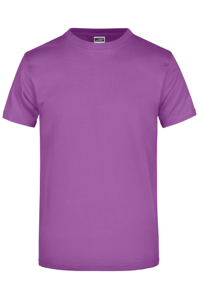 James & Nicholson, Round-T-Shirt Heavy, purple