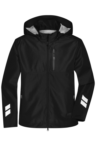 James & Nicholson, Hardshell Workwear Jacket, black/black