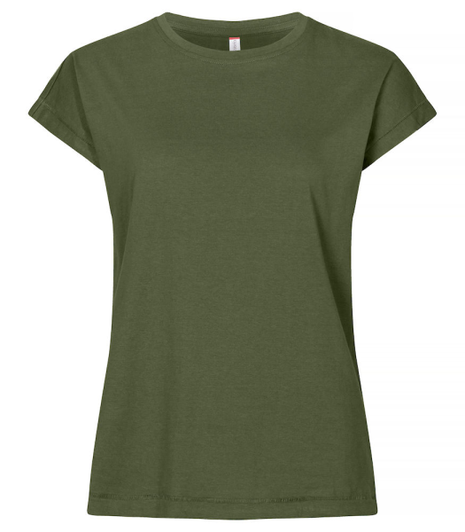 Clique, T-Shirt Fashion Top Ladies, grün