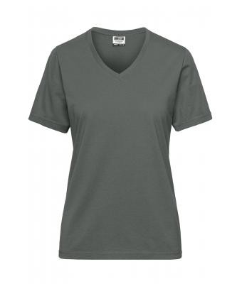 James & Nicholson, Ladies' BIO Workwear T-Shirt, dark-grey