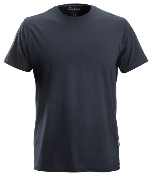 Snickers 2502, Klassisches Baumwoll T-Shirt, navy