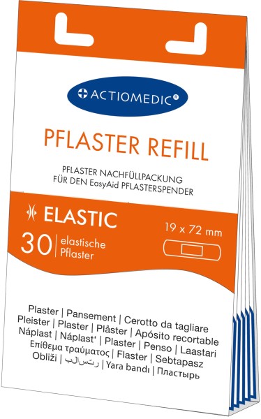 ACTIOMEDIC® EasyAid Refill Strips 19 x 72 mm ELASTIC - 30 St.
