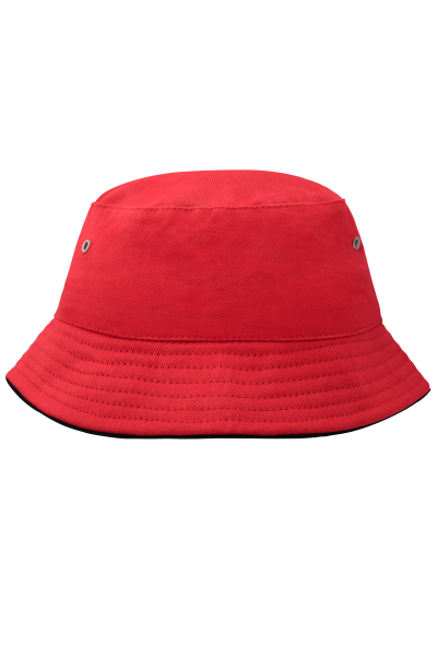myrtle beach, Fisherman Piping Hat for Kids, red/black
