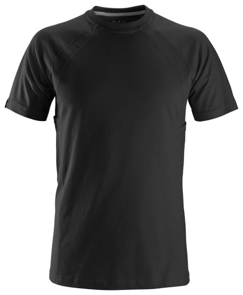 Snickers 2504, Baumwoll T-Shirt mit MultiPockets™, black