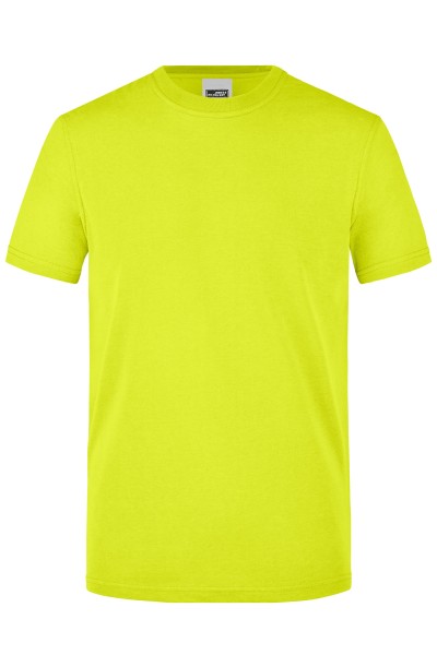 James & Nicholson, Men's Signal Workwear T-Shirt, neon-yellow