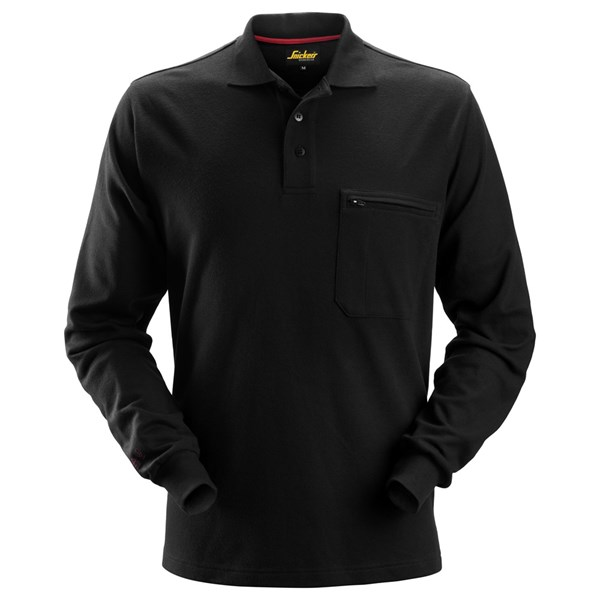 Snickers 2660, ProtecWork, Multinorm Langarm-Poloshirt, black