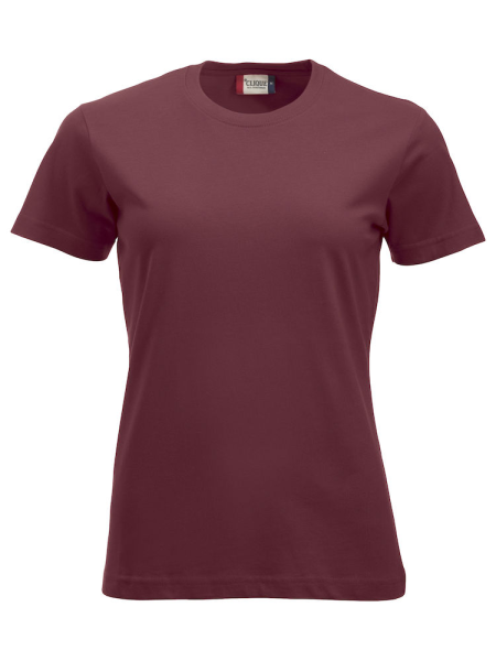 Clique, T-Shirt New Classic-T Ladies, bordeaux