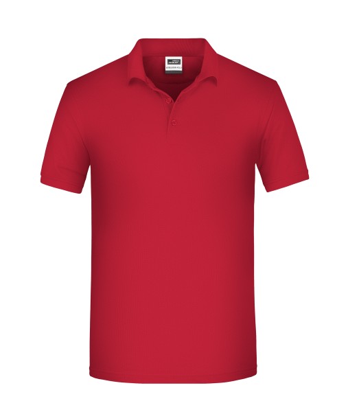 James & Nicholson, Men's BIO Workwear Polo, red