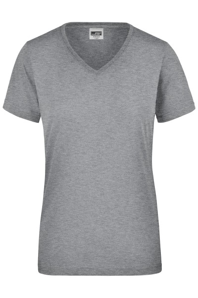 James & Nicholson, Ladies' Workwear T-Shirt, grey-heather