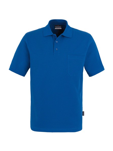 HAKRO, Pocket-Poloshirt Top, royalblau