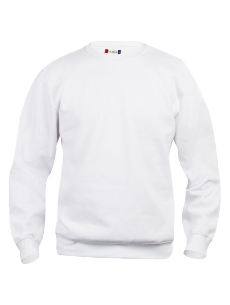 Clique, Sweatshirt Basic Roundneck, weiß