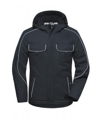 James & Nicholson, Workwear Softshell Padded Jacket - SOLID -, carbon