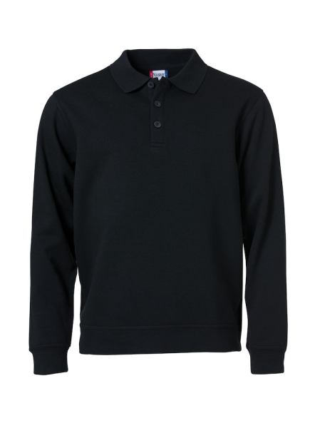Clique, Polo Sweater Basic, schwarz