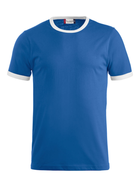 Clique, T-Shirt Nome, royalblau/weiß