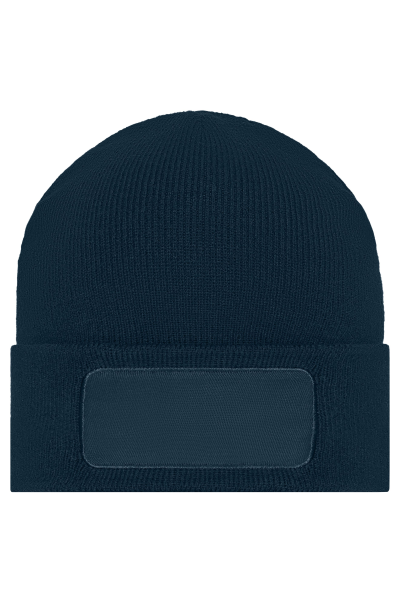 myrtle beach, Knitted Beanie with Patc, navy