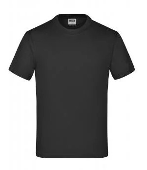 James & Nicholson, Junior Basic-T-Shirt, black