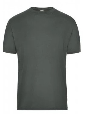 James & Nicholson, Men's BIO Workwear T-Shirt, dark-grey
