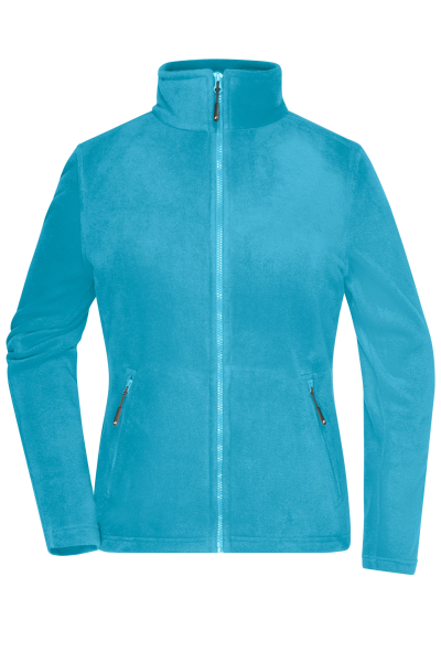 James & Nicholson, Ladies' Fleece Jacket, turquoise