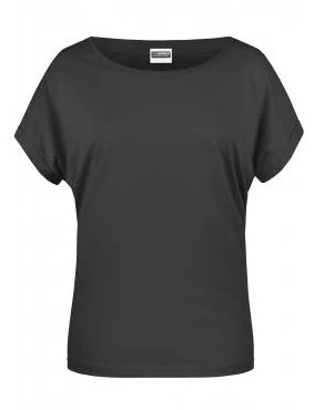 James & Nicholson, Ladies' Casual-T-Shirt, black
