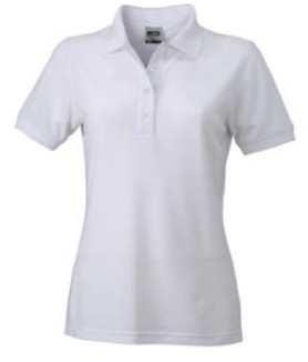 James & Nicholson, Ladies' Workwear Polo, white