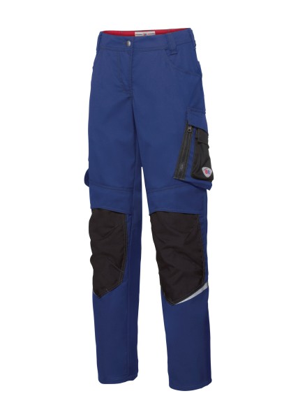 BP, Leichte Arbeitshose mit Kniepolstertaschen für Damen, königsblau/schwarz