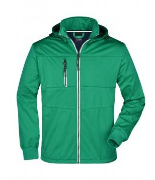 James & Nicholson, Men's Maritime Jacket, irish-green/navy/white