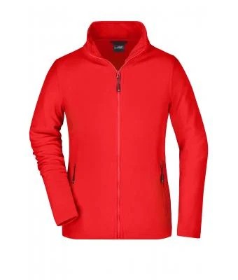James & Nicholson, Ladies' Basic Fleece Jacket, red